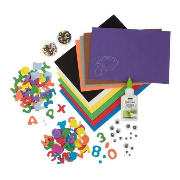 Die Kreativ-Bastelpackung mit über 400 Teilen - Kidis Art