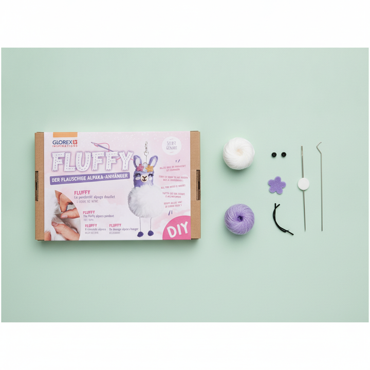 DIY-Set Alpaka-Anhänger Fluffy - Kidis Art