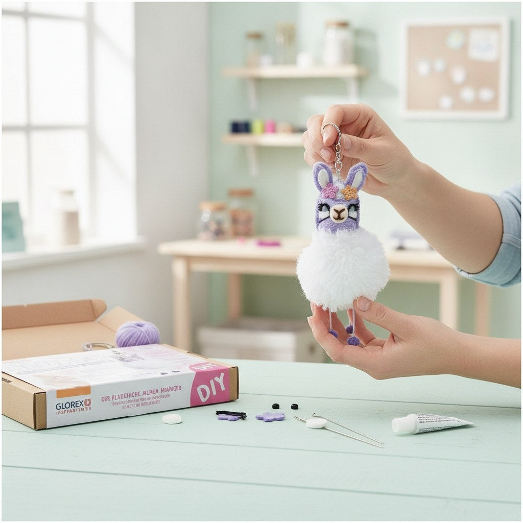 DIY-Set Alpaka-Anhänger Fluffy - Kidis Art