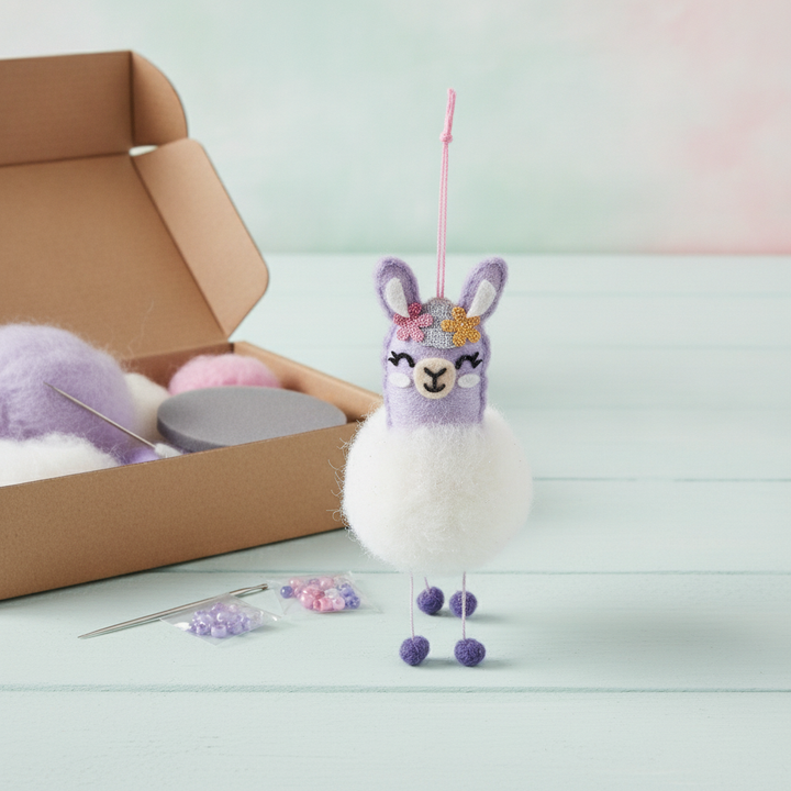 DIY-Set Alpaka-Anhänger Fluffy - Kidis Art