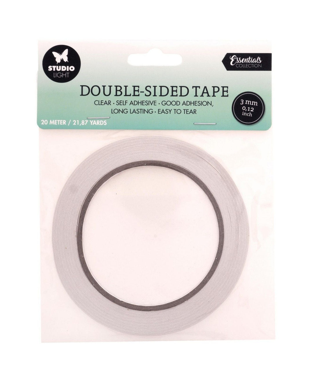 Doppelseitiges Klebeband 3mm Essential Tools - Kidis Art
