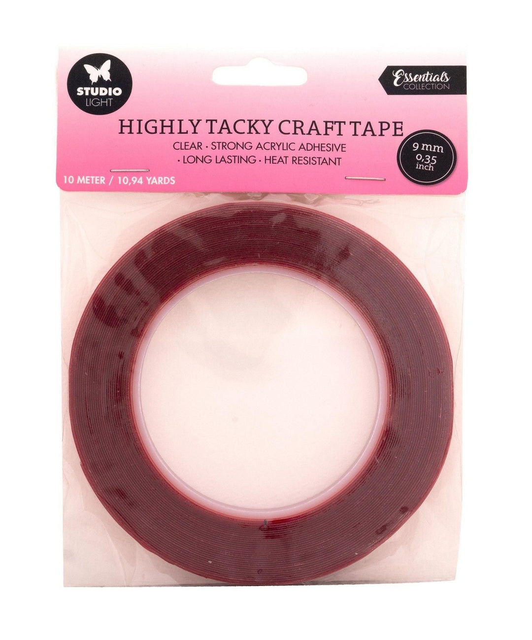 Doppelseitiges Klebeband, stark haftend, 9mm Essentials - Kidis Art