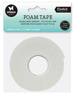 Doppelseitiges Schaumklebeband 3mm dick - 0,6mm breit Essential Tools - Kidis Art