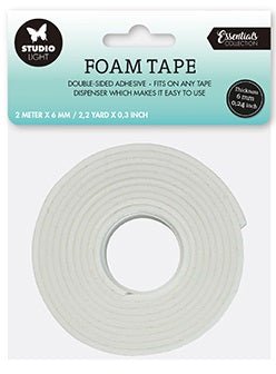 Dpppelseitiges Schaumklebeband 6mm dick - 0,6mm breit Essential Tools 5 - Kidis Art