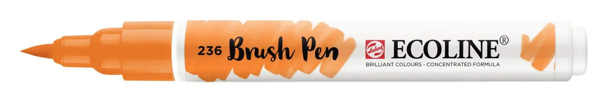Ecoline Brush Pen Hellorange 236 - Kidis Art