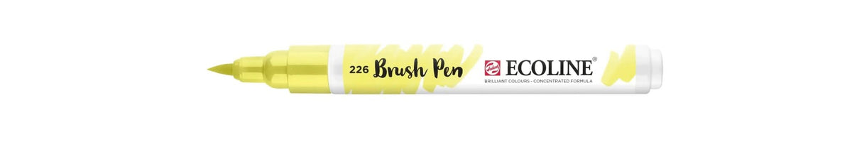 Ecoline Brush Pen Pastellgelb 226 - Kidis Art