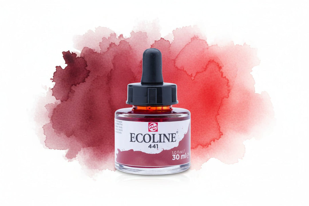 Ecoline Flüssige Wasserfarbe Flasche 30 ml Mahocani 441 - Kidis Art