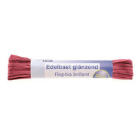 Edelbast 20m dunkelrot, glänzend Viscose 10g
