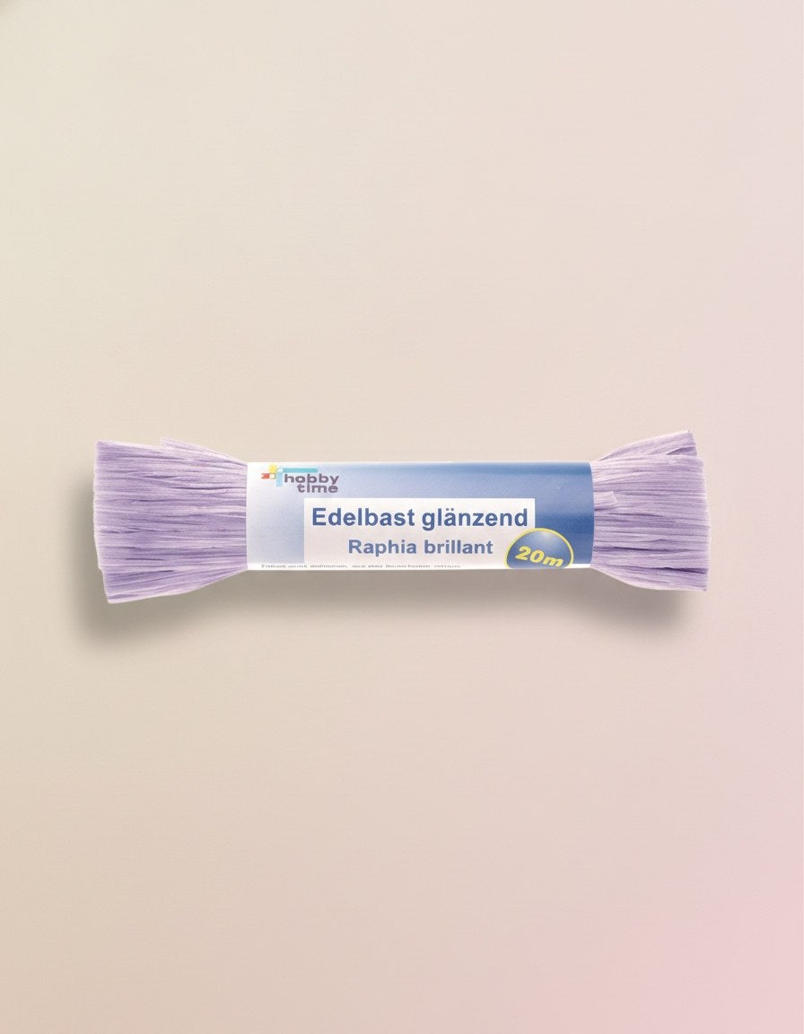 Edelbast 20m flieder, glänzend Viscose 10g - Kidis Art