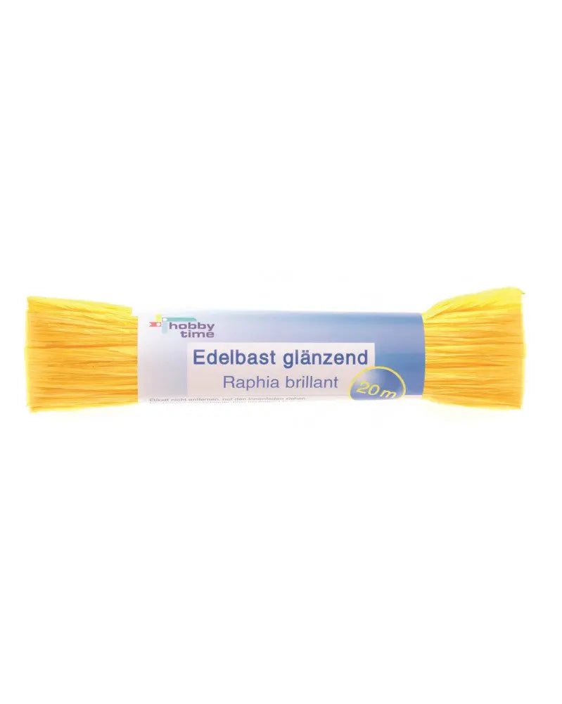 Edelbast 20m gelb, glänzend Viscose 10g - Kidis Art