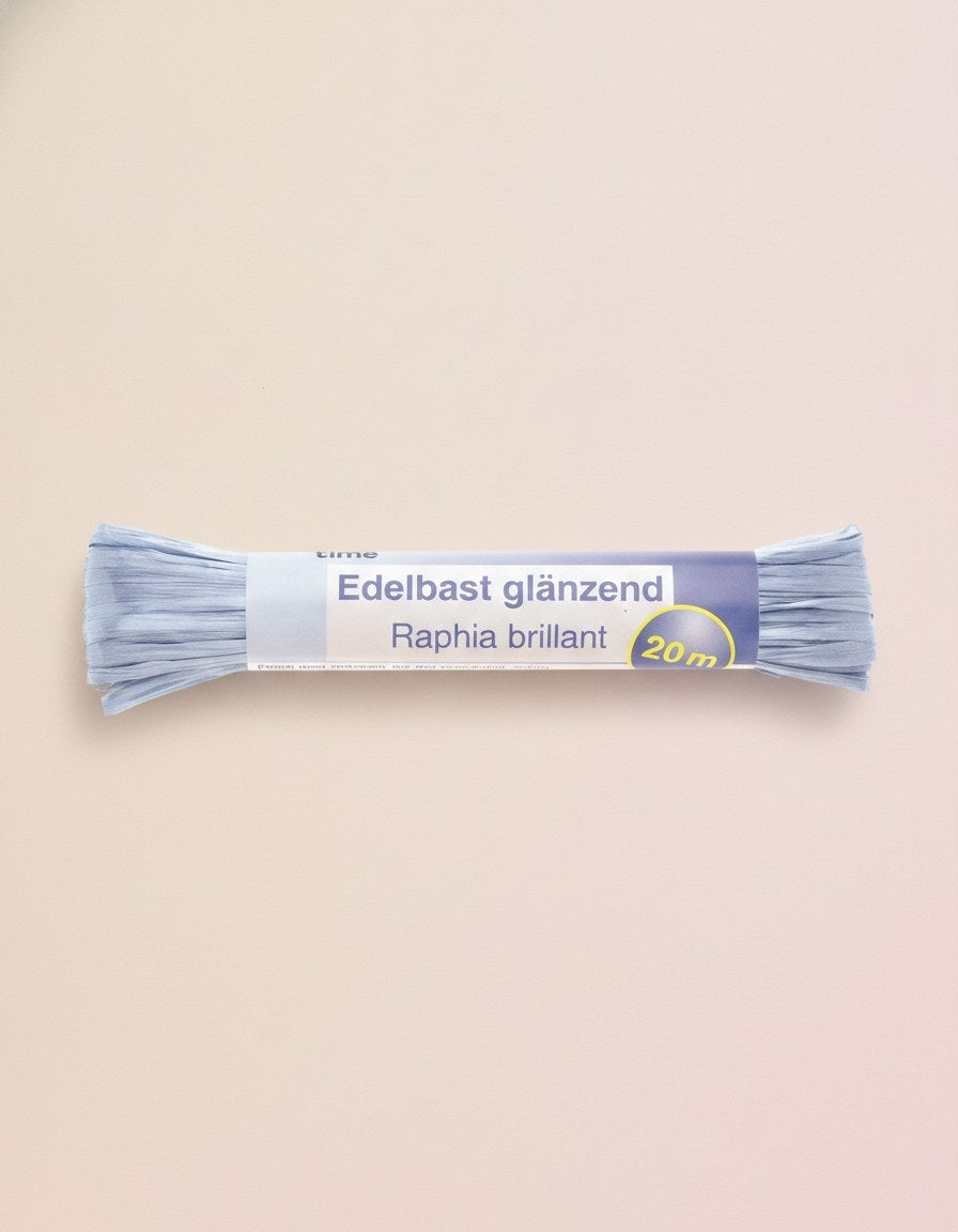 Edelbast 20m hellblau, glänzend Viscose 10g - Kidis Art