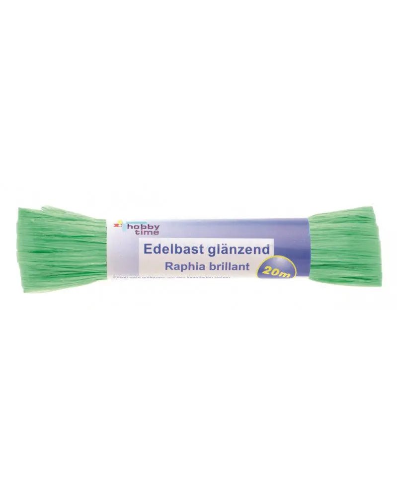 Edelbast 20m hellgrün, glänzend Viscose 10g - Kidis Art
