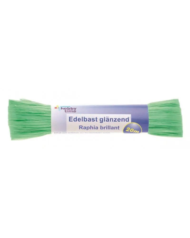 Edelbast 20m hellgrün, glänzend Viscose 10g - Kidis Art