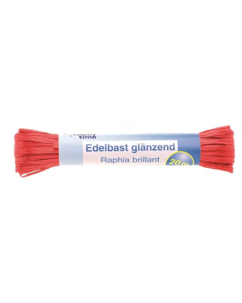 Edelbast 20m hochrot, glänzend Viscose 10g - Kidis Art