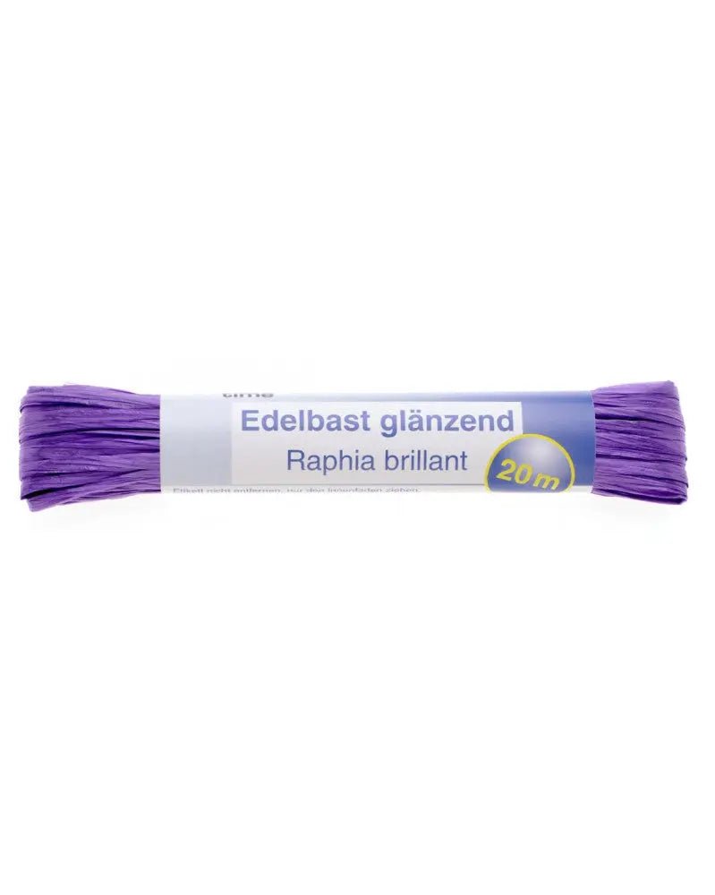 Edelbast 20m lila, glänzend Viscose 10g - Kidis Art