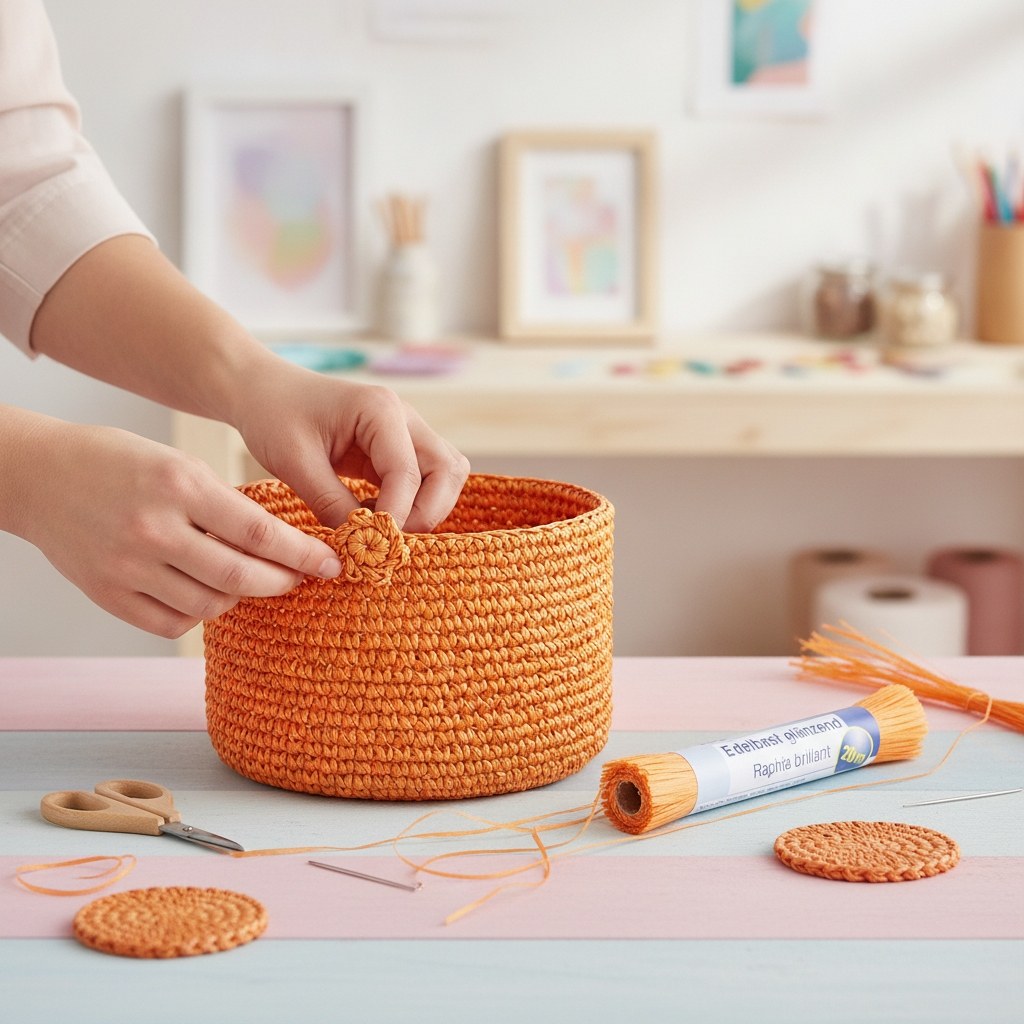 Edelbast 20m mais, glänzend Viscose 10g - Kidis Art