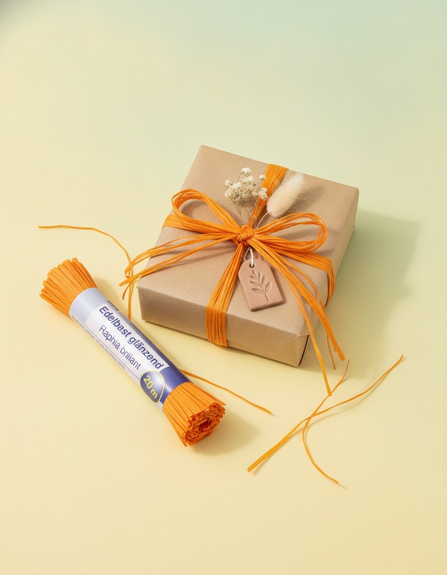 Edelbast 20m mais, glänzend Viscose 10g - Kidis Art