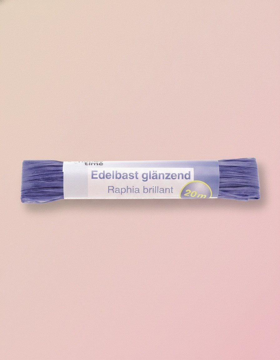 Edelbast 20m marine, glänzend Viscose 10g - Kidis Art