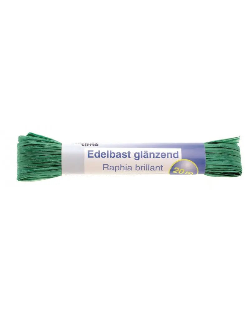 Edelbast 20m mittelgrün, glänzend Viscose 10g - Kidis Art