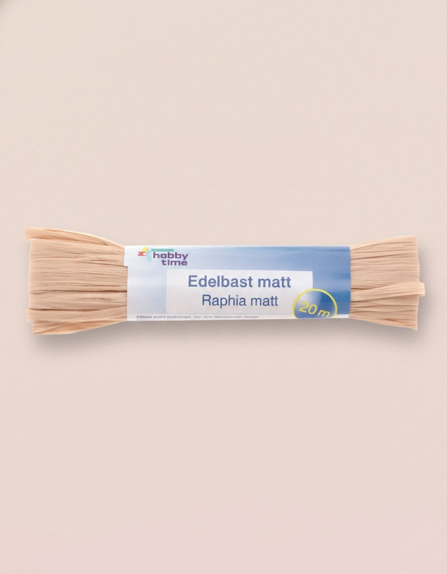 Edelbast 20m natur, glänzend Viscose 10g - Kidis Art
