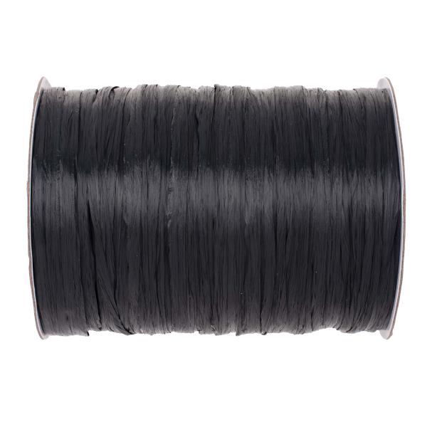 Edelbast matt 100m schwarz - Kidis Art