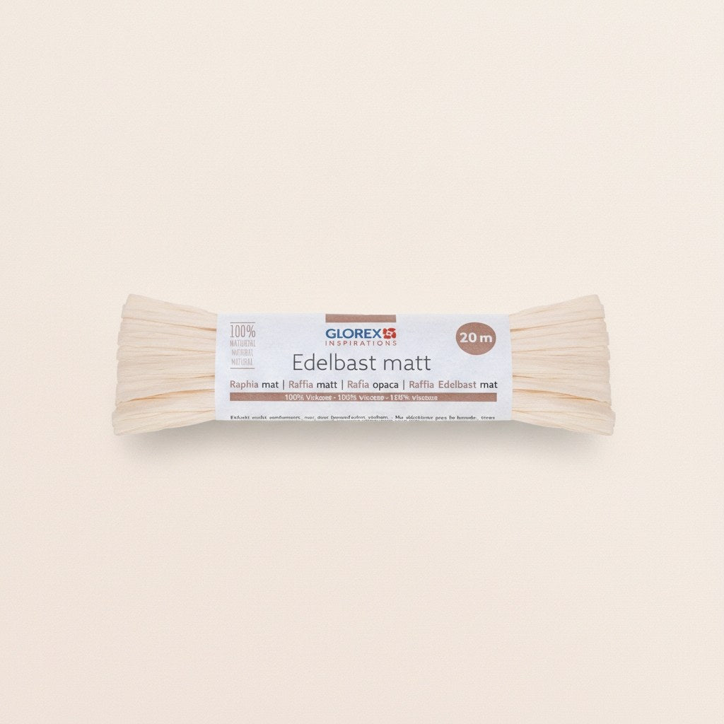 Edelbast matt 20m beige - Kidis Art