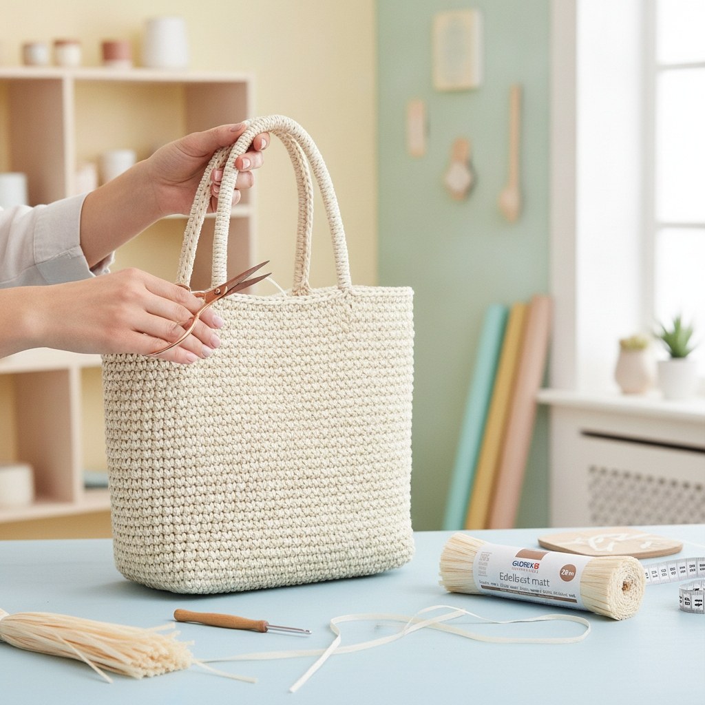 Edelbast matt 20m beige - Kidis Art