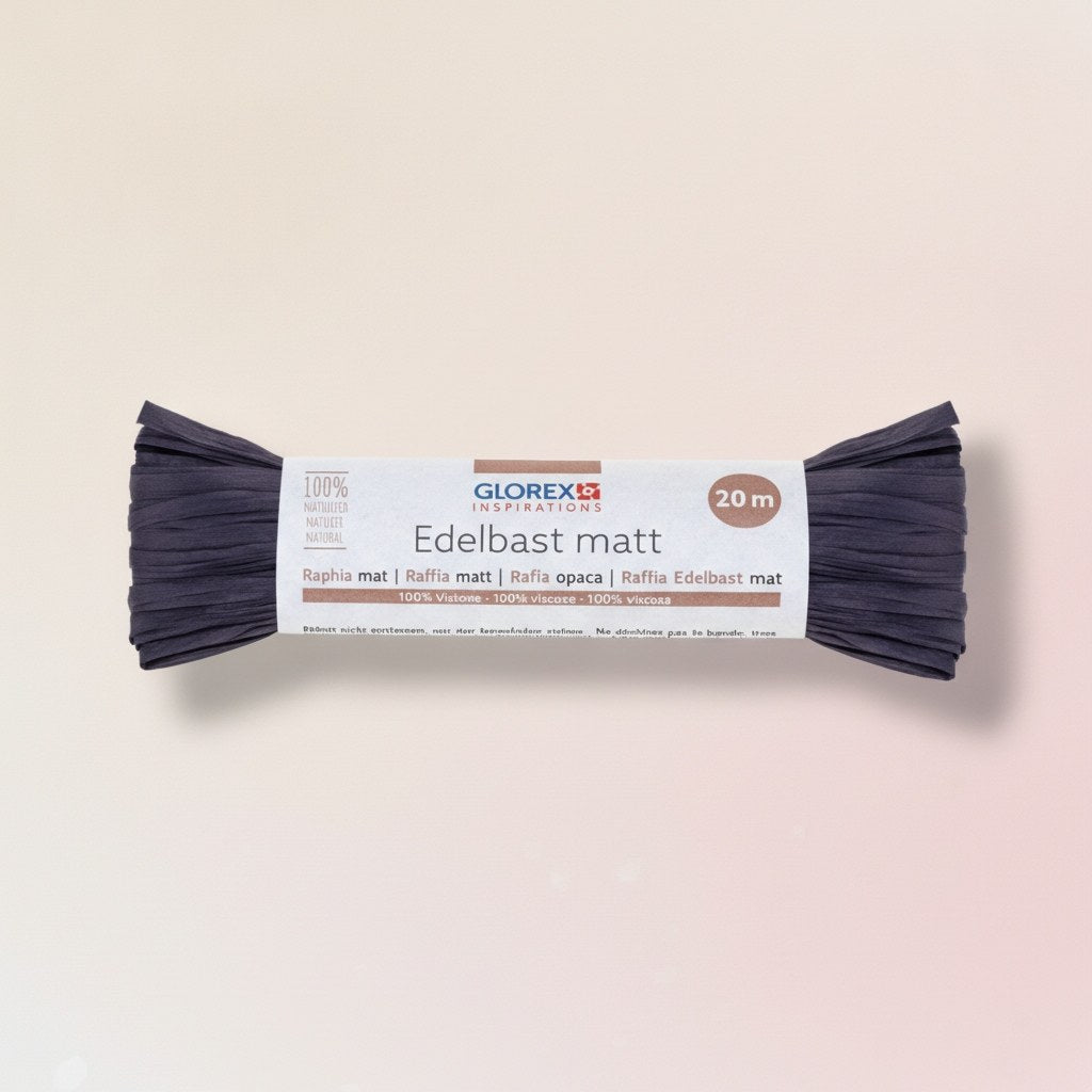 Edelbast matt 20m dunkelblau - Kidis Art