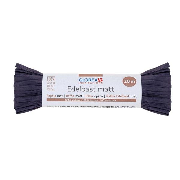 Edelbast matt 20m dunkelblau - Kidis Art
