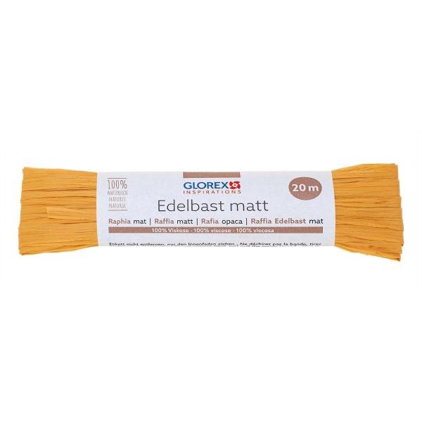 Edelbast matt 20m gelb - Kidis Art