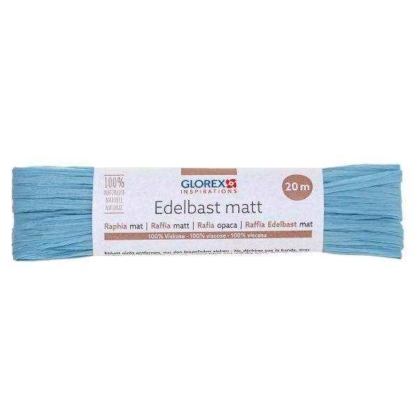 Edelbast matt 20m hellblau - Kidis Art
