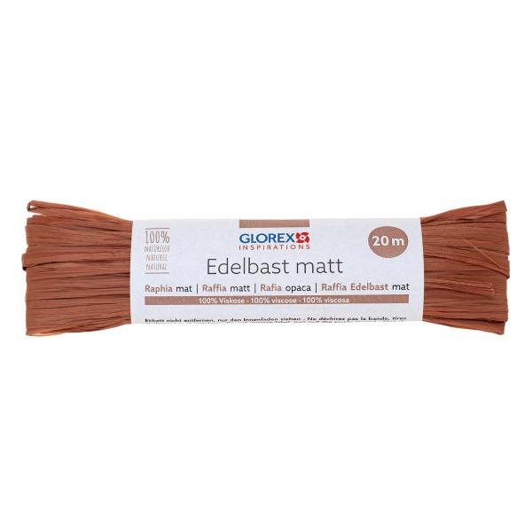 Edelbast matt 20m hellbraun - Kidis Art