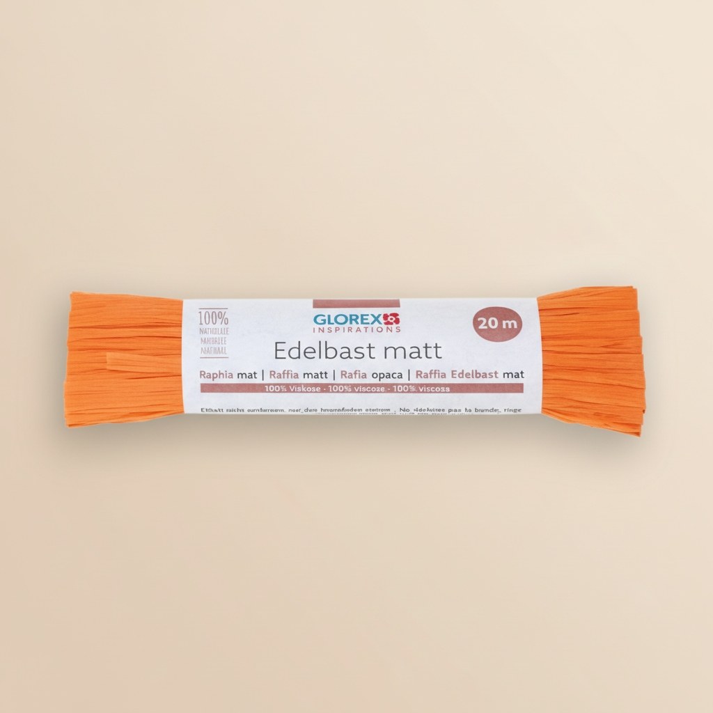 Edelbast matt 20m lachs - Kidis Art