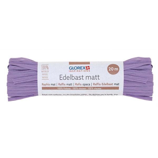 Edelbast matt 20m lavendel - Kidis Art
