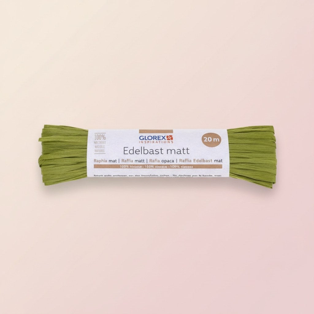 Edelbast matt 20m olive - Kidis Art