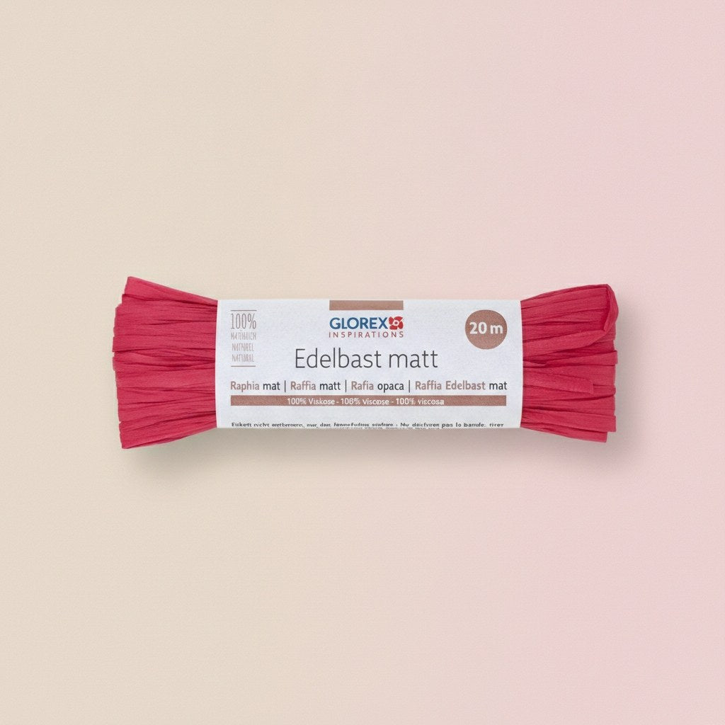 Edelbast matt 20m pink - Kidis Art
