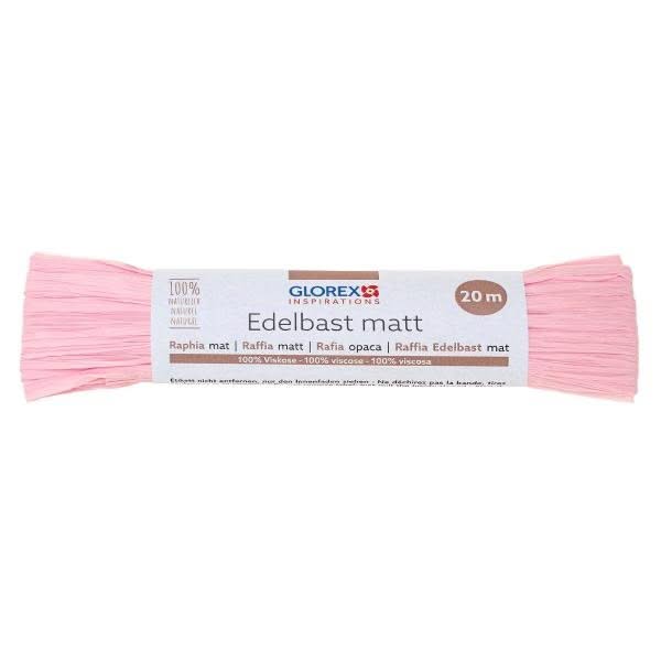 Edelbast matt 20m rosa - Kidis Art