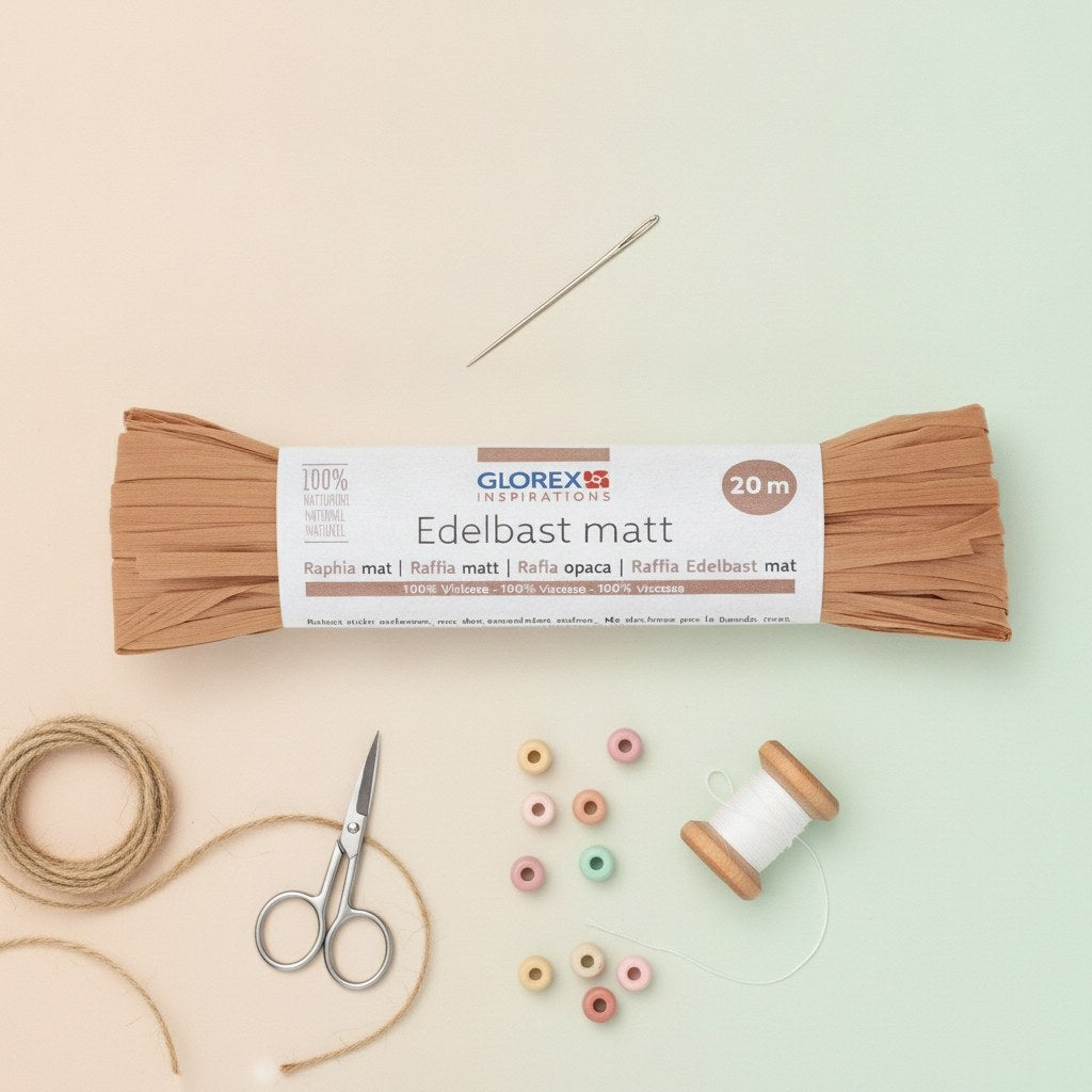Edelbast matt 20m sand - Kidis Art