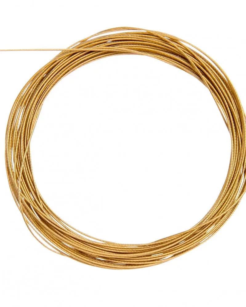 Edelstahldraht 0,4mm 4m platinfarben - Kidis Art