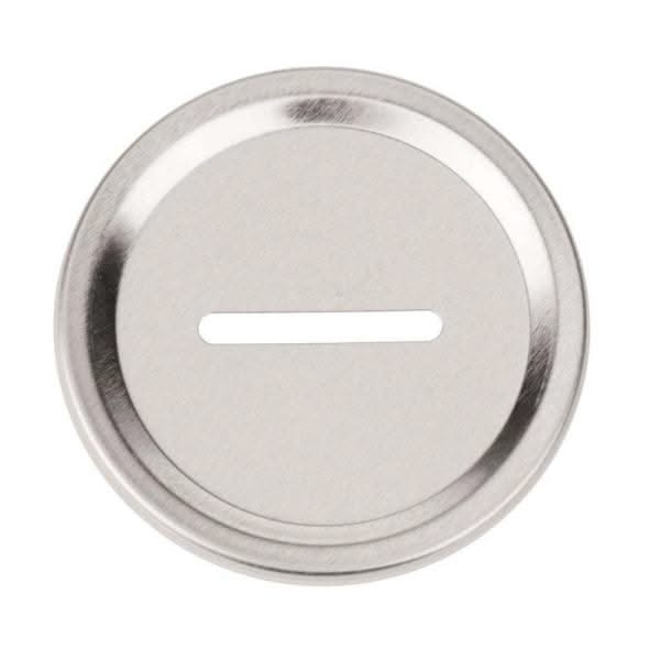 Einlegescheibe Spardose 2st 68mm silberfarben - Kidis Art