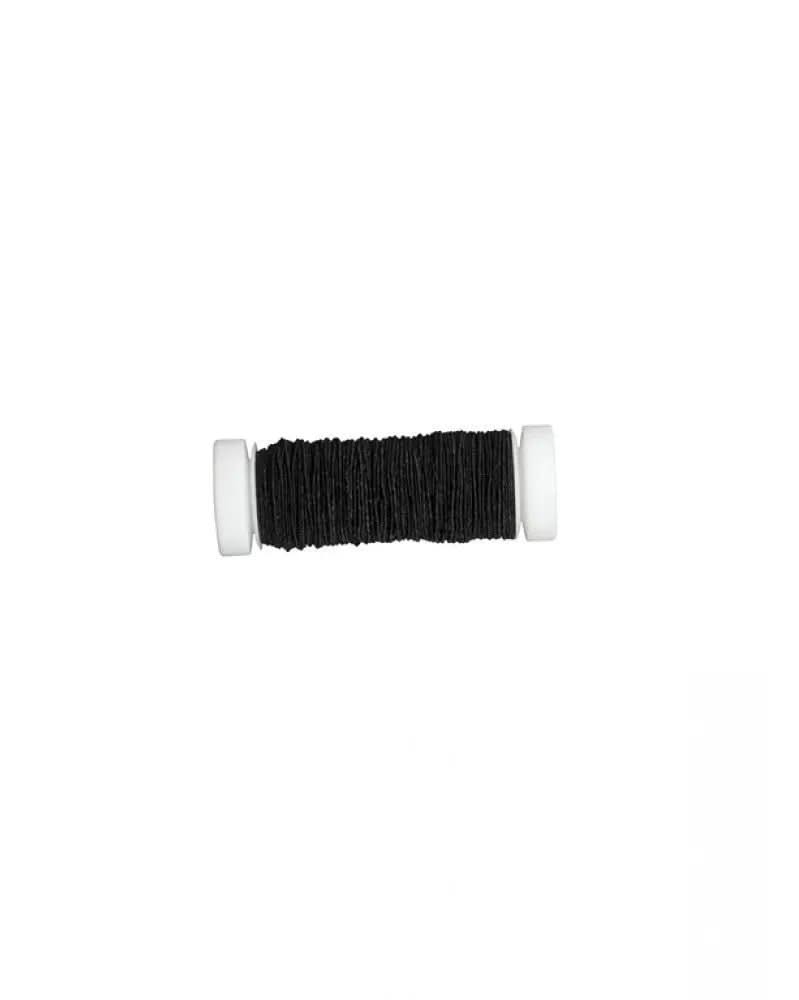 Elastic-Nähfaden schwarz, 20m 0,6mm - Kidis Art