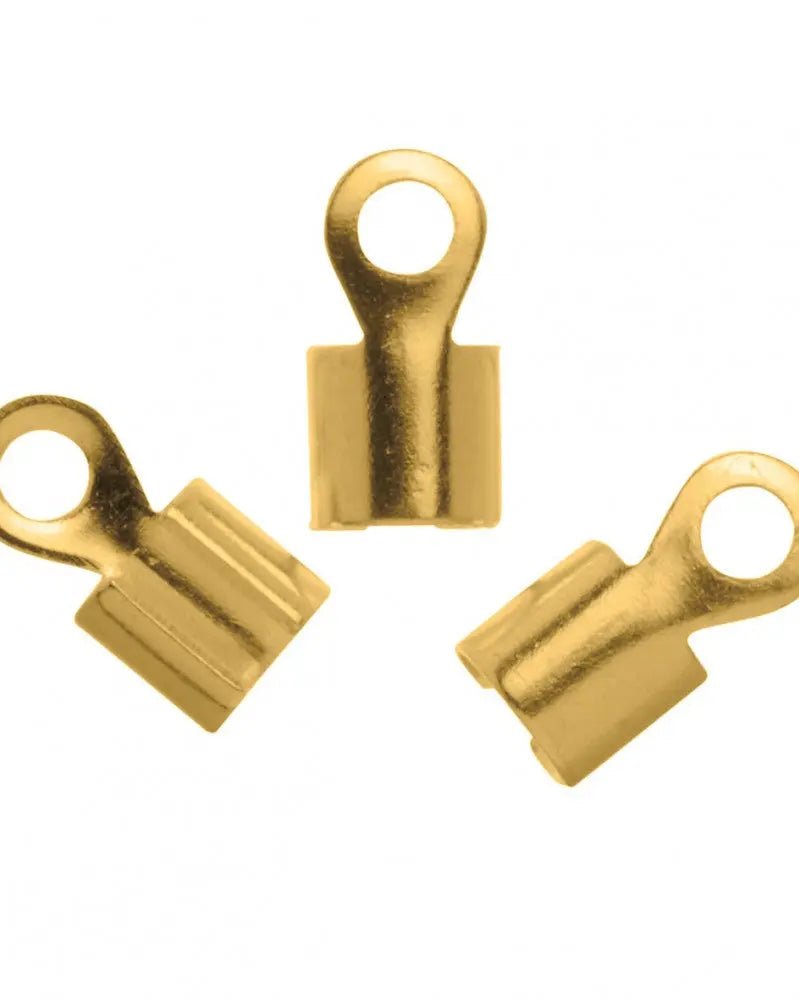 Endstück 20St 5x9,5mm, goldfarben - Kidis Art