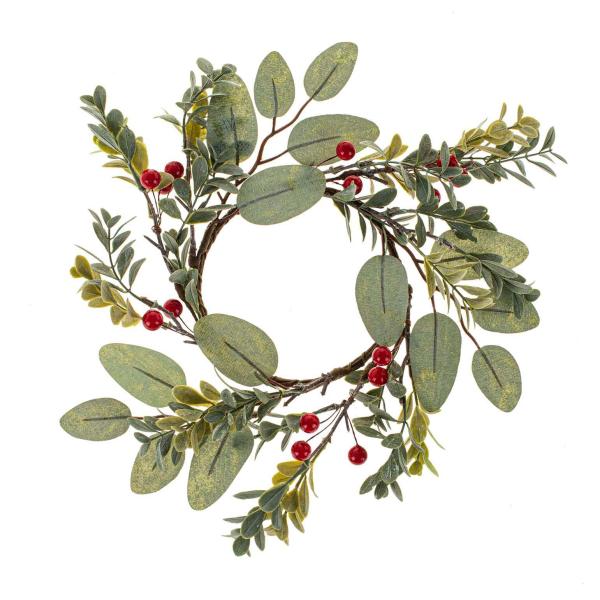 Eukalyptus - Kranz mit Beeren 33cm - Kidis Art