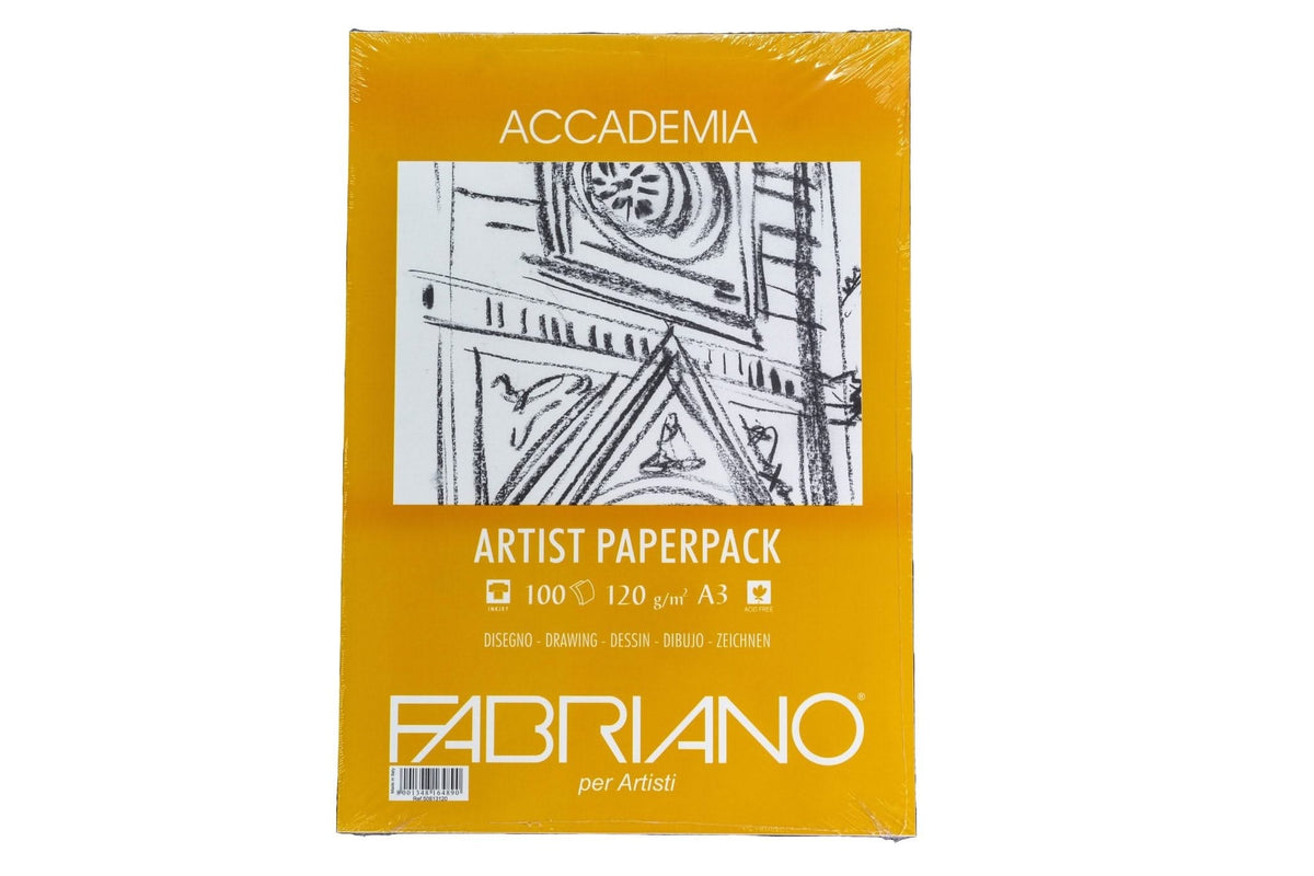 Fabriano Accademia Artist Paperpack - A3 - 120g - Multipack à 100 Blatt - Kidis Art