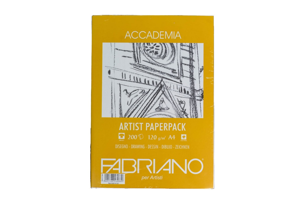 Fabriano Accademia Artist Paperpack - A4 - 120g - Multipack à 200 Blatt - Kidis Art