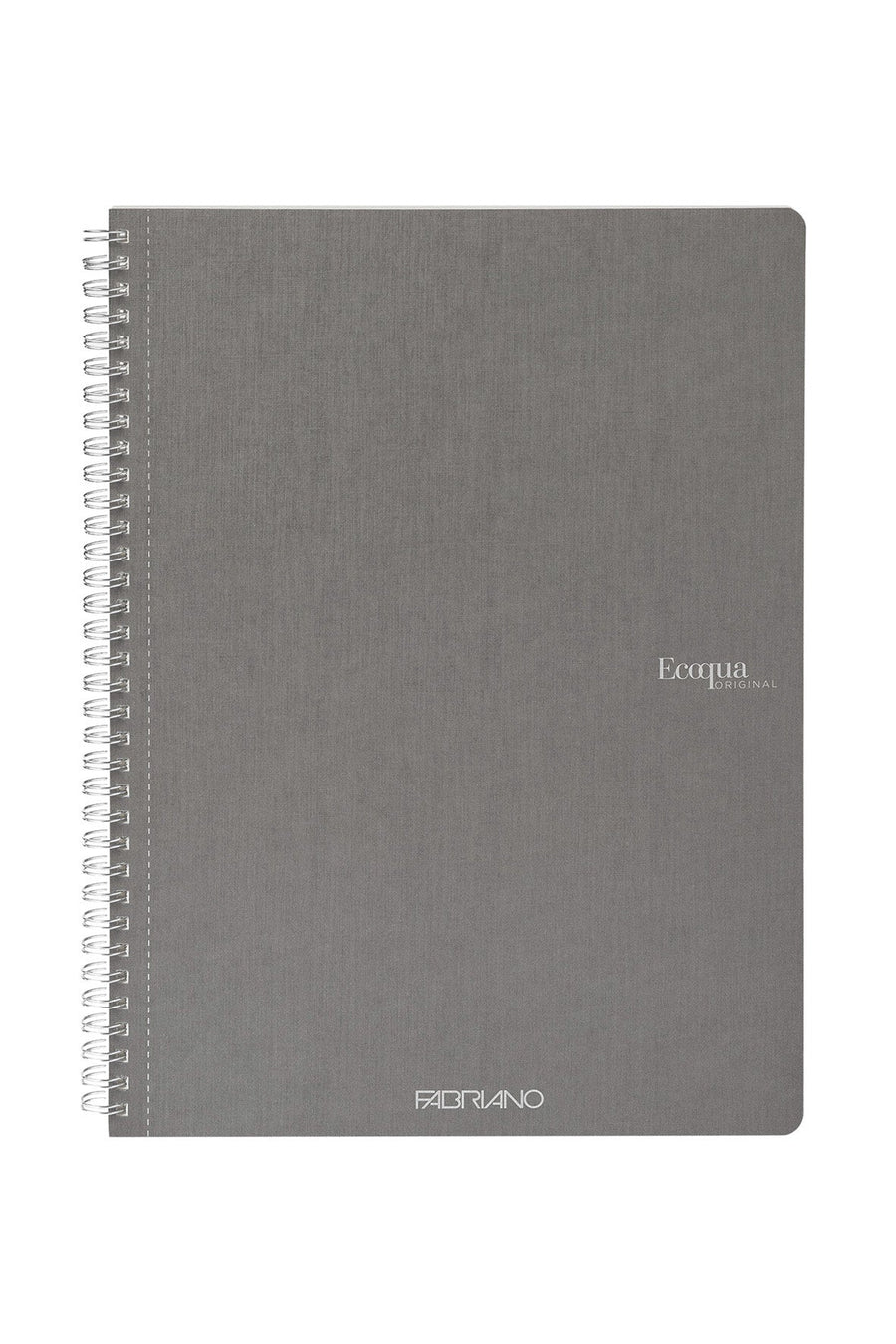 Fabriano Ecoqua Notizheft - antracite - A4 - liniert - Spirale - Kidis Art