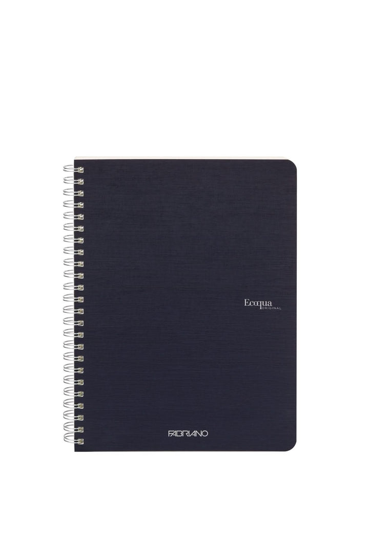 Fabriano Ecoqua Notizheft - dark blue - A4 - blanko - Spirale - Kidis Art