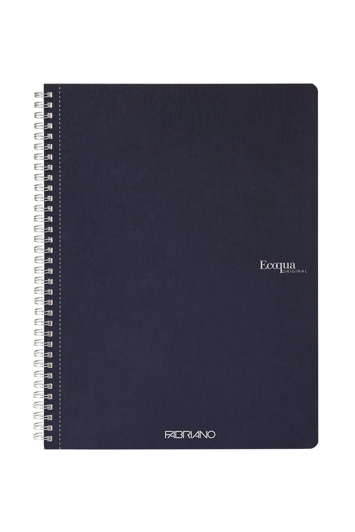 Fabriano Ecoqua Notizheft - dark blue - A4 - kariert - Spirale - Kidis Art