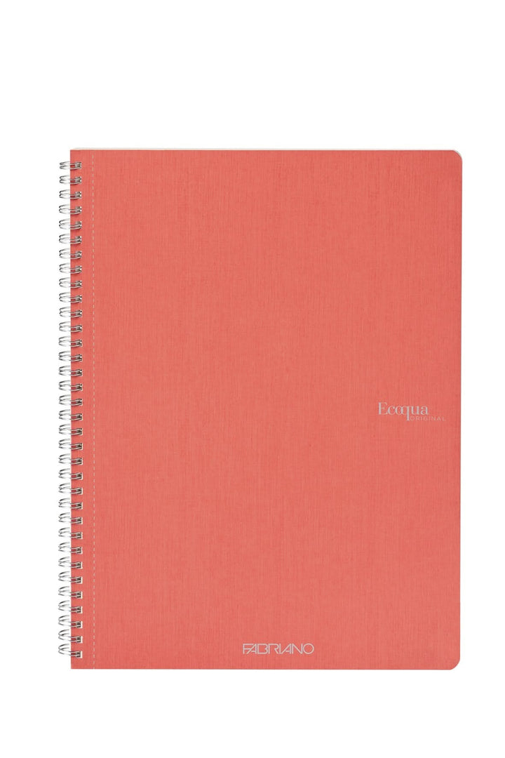 Fabriano Ecoqua Notizheft - flamingo - A4 - liniert - Spirale - Kidis Art