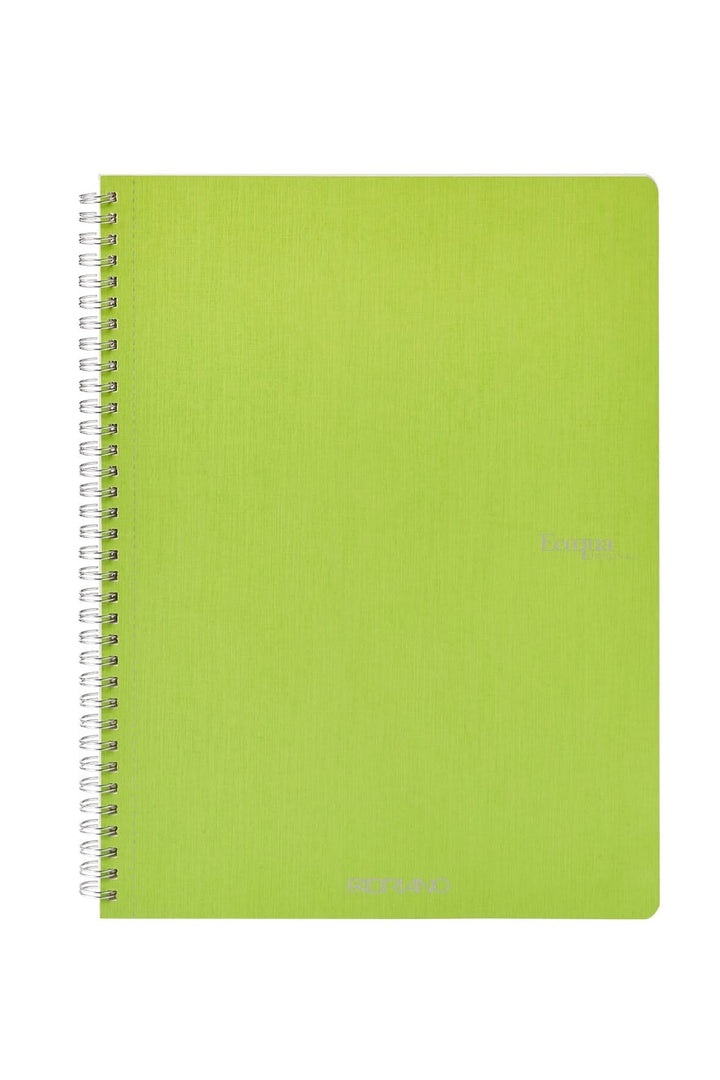 Fabriano Ecoqua Notizheft - lime - A4 - liniert - Spirale - Kidis Art